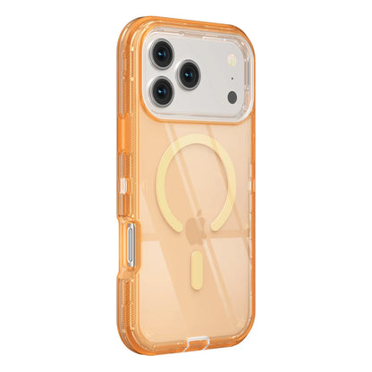 Magsafe Defender Case for Iphone, Multi-Layer Case Hybrid Heavy Duty Shockproof Case, Magnetic Transparent Clear Cover Protective Smartphone Case for 17 Pro Max/17/16/15/14/13 for Apple Iphone 17 Air